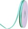 1/4 inch 50 Yards Solid Double Face Satin Ribbon Per Roll for DIY Hair Accessories Scrapbooking Gift Packaging Party Decoration Wedding Flowers Aqua
